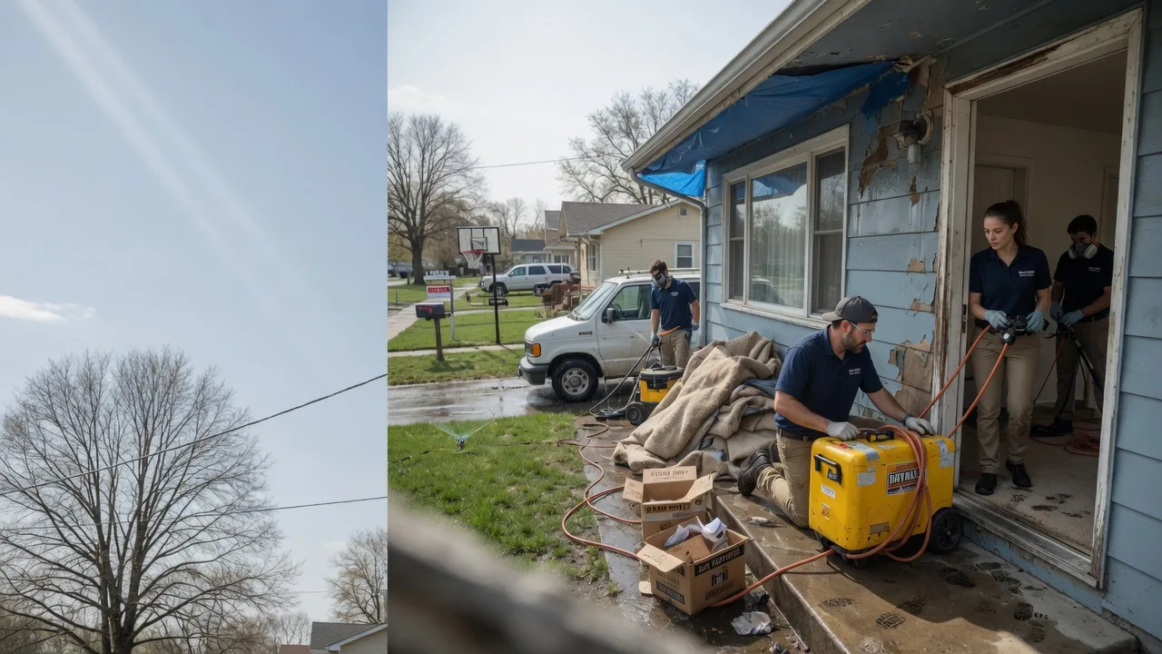 Basement Flood Cleanup in Tallula, IL near me